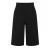 Miso Capri-broek met wijde pijpen voor dames (Zwart)