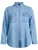 Zizzi Blouse ‘CADAMI’  blauw denim