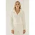 Shirtkraag Crop Sweater met Zak