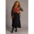 Colletta Plus Size A-lijn rok – zwart