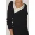 Reiss Asymmetric Beaded Jumper Black/white