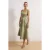 TRENDYOLMİLLA Dames Groen Effen Midi Mouwloos Stijlvol/Avond Skater Jurken