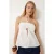 Katoenen off-shoulder halter blouse