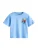 Next Shirt  lichtblauw / jade groen / rood / wit