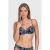 Brunotti voorgevormde beugel bikinitop Stefana zwart/multi