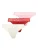 Tommy Hilfiger Underwear String  rosa / rood / offwhite