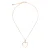 Orphelia ‘Alfina’ Dames 925 Sterling Zilveren Ketting met Hanger – Roze ZK-7383