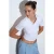 Dames Crop Slim Fit Polo T-shirt