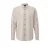 s.Oliver BLACK LABEL regular gestreepte casual overhemd beige