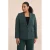 WE Fashion Curve aansluitende blazer donkergroen
