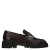 Manfield leren loafers met profielzool – bordeaux