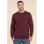 Kultivate regular fit trui met backprint – fig