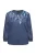 Ulla Popken Sweatshirt  lichtblauw / donkerblauw / zilver