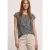 Street One Dames Shirt met hangende schouders in burnout-look in Zwart