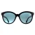 Serengeti Endee SS573003 matzwarte saturnus gepolariseerde petrol blauwe zonnebril