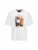 19V69 ITALIA Shirt ‘Tamaro’  crème / cappuccino / zwart / wit