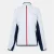 Head Dames-trainingsjas met volledige ritssluiting en clublogo (Wit, Rood)