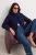 TRENDYOLMİLLA Dames Donkerblauw Effen Lang Regular fit Vesten