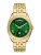 FOSSIL Analoog horloge ‘Campbell’  goud / smaragd
