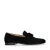 Manfield suède loafers zwart