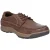Hush Puppies Tucker Bruine Leren Veterschoenen Voor Heren
