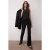 TRENDYOLMİLLA Dames Zwart Effen Flared Hoge taille Jeans
