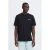 Blend regular T-shirt met backprint zwart