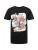 Mister Tee Shirt  grijs / oranje / zwart / wit