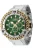 Invicta Bolt 48155 Heren Horloge – Quartz Uurwerk – Roestvrij Staal met groene Wijzerplaat – 54mm