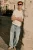 TRENDYOL MAN Heren Ecru Gestructureerd Kort Regular fit Poloshirts
