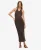 Superdry Vrouwen Gehaakte Maxihalterjurk Bruin
