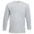 Fruit Of The Loom Heren Valuegewicht T-shirt met ronde hals en lange mouwen (Heather Grijs)