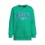 Me & My Monkey sweater met tekst – groen