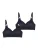 TRIUMPH Sport bh ‘ Triaction Free Motion ‘  aubergine / zwart
