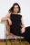 TRENDYOLMİLLA Dames Zwart Effen Maxi Mouwloos Zakelijk Bodycon Jurken