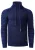 Biker Chunky trui met hoge kraag