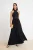 TRENDYOLMİLLA Dames Zwart Effen Maxi Mouwloos Skater Avond & Gala Jurk