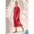 TRENDYOLMİLLA Dames Roze Effen Midi Kort Strandkleding Recht Strandjurken