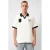 QS regular fit polo met patches – ecru