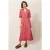 White Stuff Felicity Linen Blend Dress Pink Multi