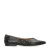 Manfield leren loafers met studs zwart
