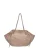 Roberta M Beige Rundleer Tas