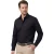 OLYMP Luxor comfort fit overhemd – zwart – Strijkvrij – Boord
