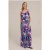 We Fashion Dress Maxi Length Multi-coloured