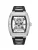 POLICE Analoog horloge ‘Cranium’  zwart / zilver / transparant