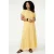 Tramontana viscose maxi rok – geel
