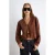 TRENDYOLMİLLA Dames Bruin Bloemen Lang Regular fit Blouses
