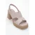 Zennia Leer Platform Sandaal (Women)
