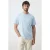 Mango Man regular fit T-shirt – lichtblauw