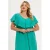 YOEK Plus Size jurk – groen